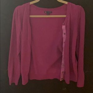 Plum color GAP Cardigan
